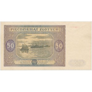 50 złotych 1946 - duża litera