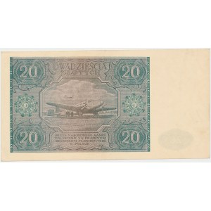 20 złotych 1946 - B - mała litera