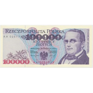 100.000 złotych 1993 - AA