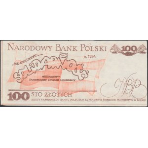 Solidarność, 100 złotych 1984 Lecha Wałęsa