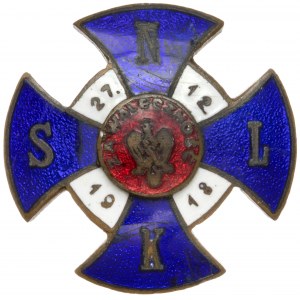 Odznaka N S L K - 27.12.1918 - Za Waleczność