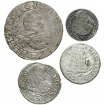Śląsk, 1, 3 i 24 krajcary 1622-1670, zestaw (4szt)