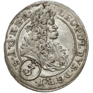 Śląsk, Leopold I, 3 krajcary 1695 MMW, Wrocław