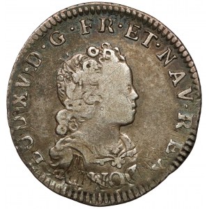 Francja, Ludwik XV, 1/10 ecu 1716-W, Lille