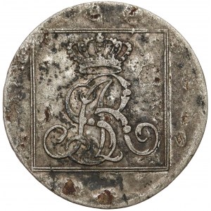 Poniatowski, Grosz srebrny 1781 E.B. - NAJRZADSZY rocznik