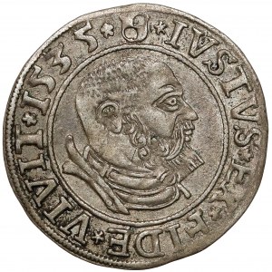 Prusy, Albrecht Hohenzollern, Grosz Królewiec 1535 - PRVSS