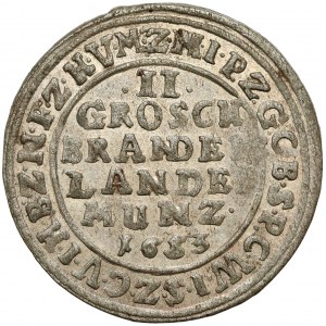 Brandenburg-Preussen, Friedrich Wilhelm, 2 Groschen 1653