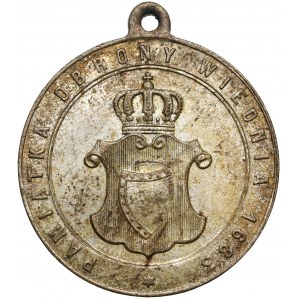 Medalik, Jan III Sobieski Król Polski Obrońca Chrześcijaństwa 1883