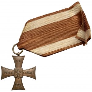 Krzyż Walecznych 1920 - mały Knedler - z numerem