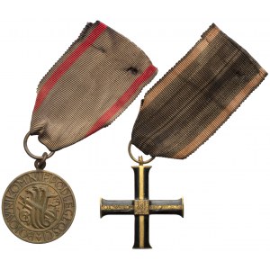 Krzyż i Medal Bojownikom Niepodległości (2szt)