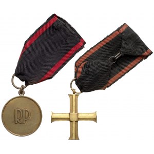 Krzyż i Medal Bojownikom Niepodległości (2szt)