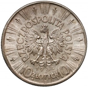 Piłsudski 10 złotych 1934 - urzędowy