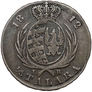 Księstwo Warszawskie, 1/3 talara 1812 IB