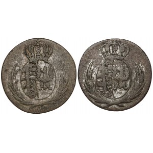 Księstwo Warszawskie, 5 groszy 1811 - IS i IB (2szt)