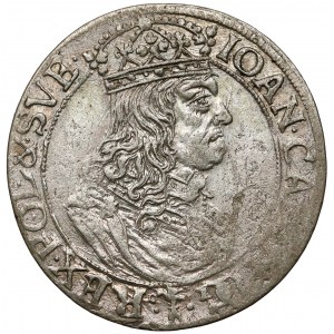 Jan II Kazimierz, Szóstak Kraków 1660 - TLB po bokach