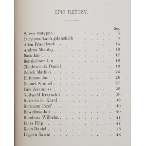 O rytownikach gdańskich - podręcznik dla zbierających sztychy polskie, Bersohn 1887