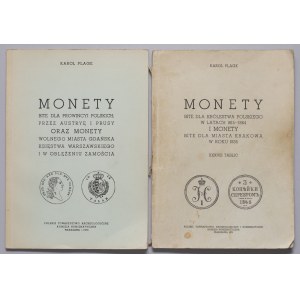 Plage, Monety dla prowincji... i Monety 1815-1864 [reedycje 1970-72] (2szt)