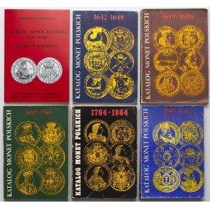 Katalog Monet Polskich - komplet za okres 1576-1684 (6szt)