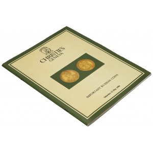 Important Russian Coins, Christie's Geneva 1984 -