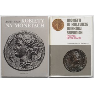 Moneta w kulturze wieków średnich i Kobiety na monetach (2szt)