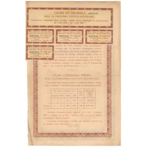 3% Prämie Baudarlehen 1930, 50 £ Anleihe