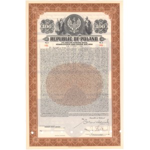 3% Gründungsanleihe $100 Stabilisierungsanleihe 1937