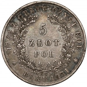 Powstanie Listopadowe, 5 złotych 1831 KG