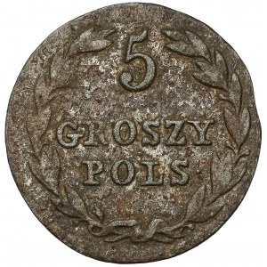 5 groszy polskich 1825 IB