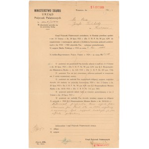 State Loan Office - 1929 document.