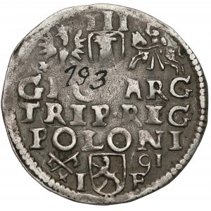 Zygmunt III Waza, Trojak Poznań 1591 - LI zamiast L