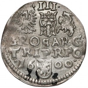 Zygmunt III Waza, Trojak Poznań 1600 - litera P