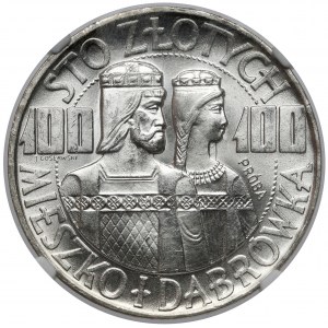 Próba SREBRO 100 złotych 1966 Mieszko i Dąbrówka