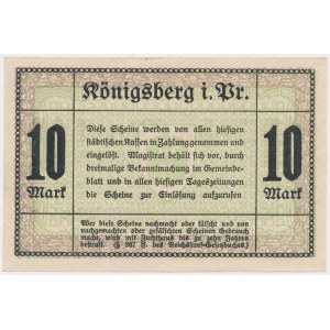Konigsberg i.Pr. (Królewiec), 10 mk 1918