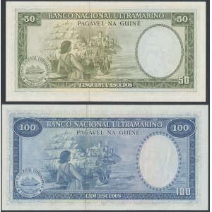 Portuguese Guinea, 50 and 100 Escudos 1971 (2pcs)