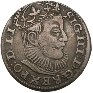 Zygmunt III Waza, Trojak Ryga 1589 - lilijka po