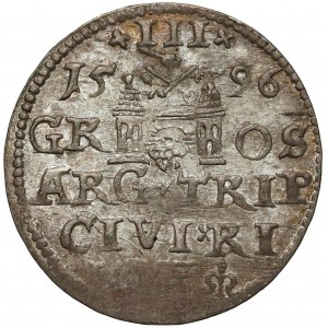 Zygmunt III Waza, Trojak Ryga 1596