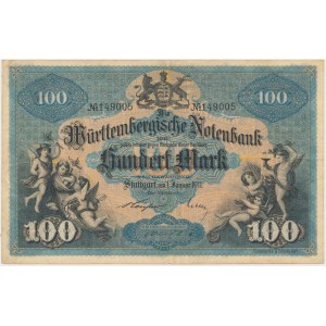 Germany, Stuttgart, 100 Mark 1911