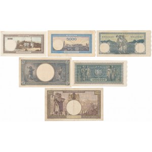 Rumania, set of banknotes (6pcs)