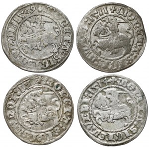 Półgrosze Zygmunt I Stary - Wilno 1509-1514 (4szt)