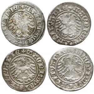 Półgrosze Zygmunt I Stary - Wilno 1509-1514 (4szt)