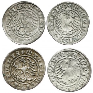 Półgrosze Zygmunt I Stary - Wilno 1509-1512 (4szt)