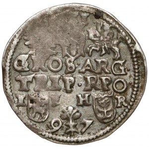 Zygmunt III Waza, Trojak Poznań 1597 - znak Ditmara