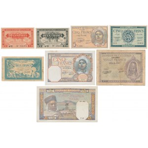Algieria, zestaw banknotów (8szt)