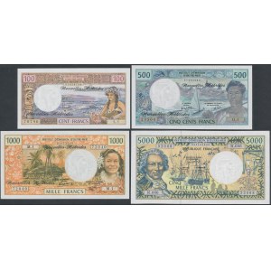 New Hebrides, 100 - 5.000 Francs (4pcs)