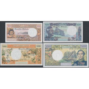 New Hebrides, 100 - 5.000 Francs (4pcs)