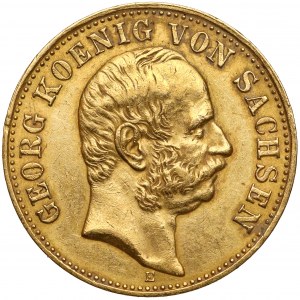 Sachsen, Georg Wettin, 10 mark 1903 E