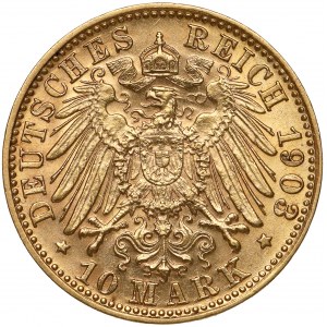 Bayern, Otto I. Wittelsbach, 10 mark 1903 D