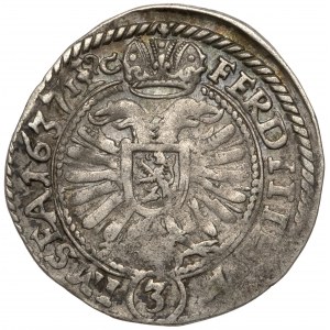 Czechy, Heinrich Schick, 3 krajcary 1637