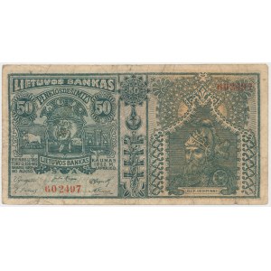 Lithuania, 50 Litu 1922