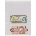Europa i Kanada - mała kolekcja banknotów (31szt)